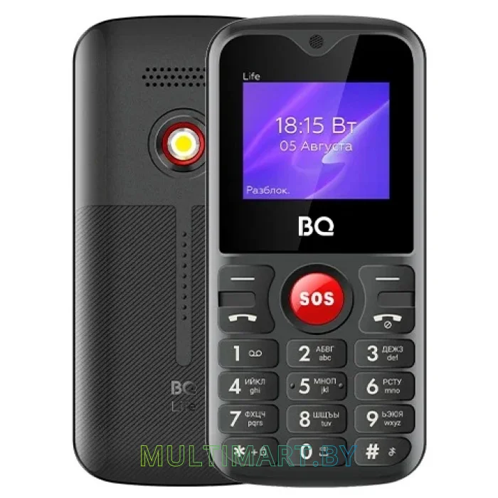 Мобильный телефон BQ-Mobile BQ-1853 Life (черный/красный)
